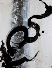 Abstrakte Kalligraphie