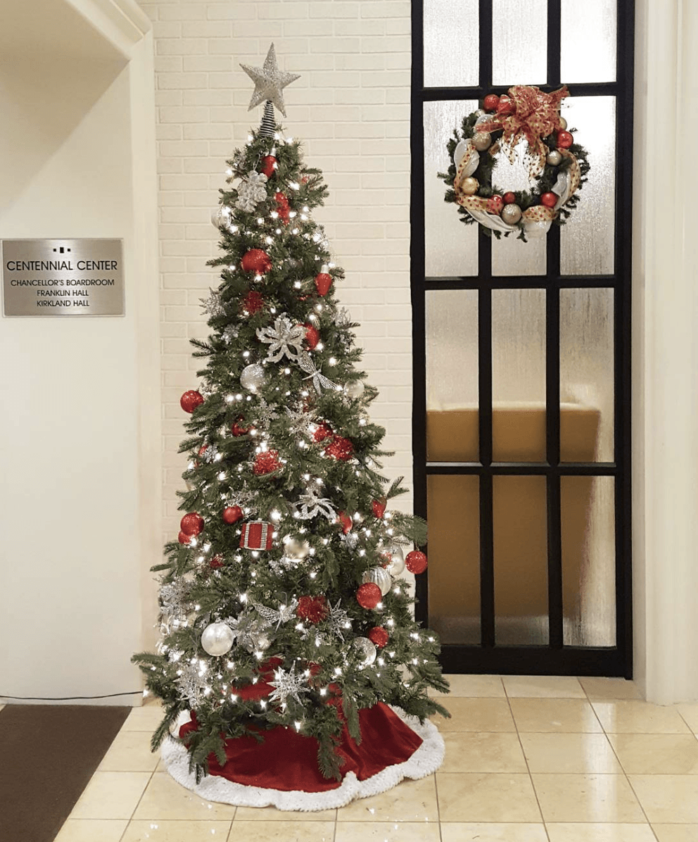 a christmas tree with a star on top of it