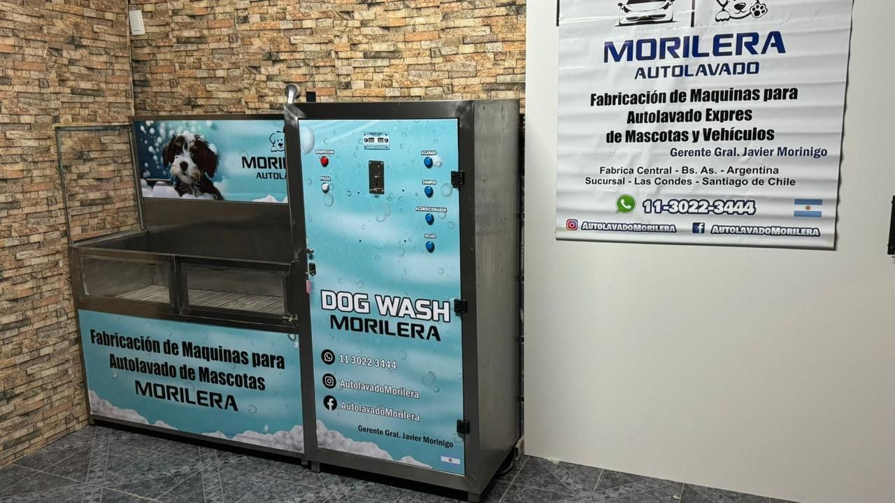 Morilera, fabricación de máquinas para autolavado exprés