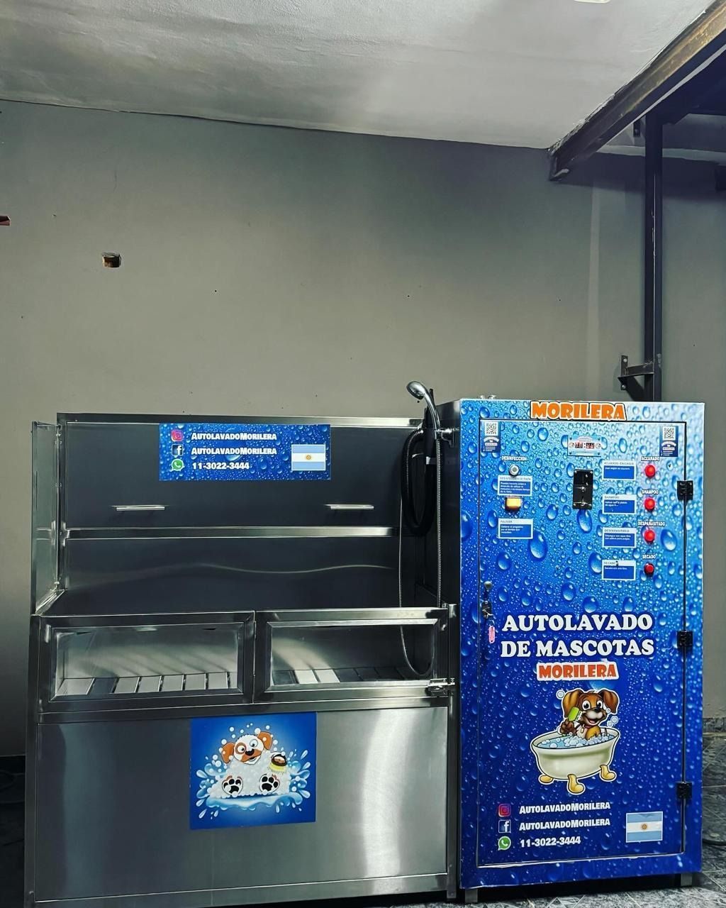 Morilera, fabricación de máquinas para autolavado exprés