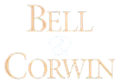 Bell & Corwin in elegant gold font.