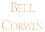 Bell & Corwin in elegant gold font.