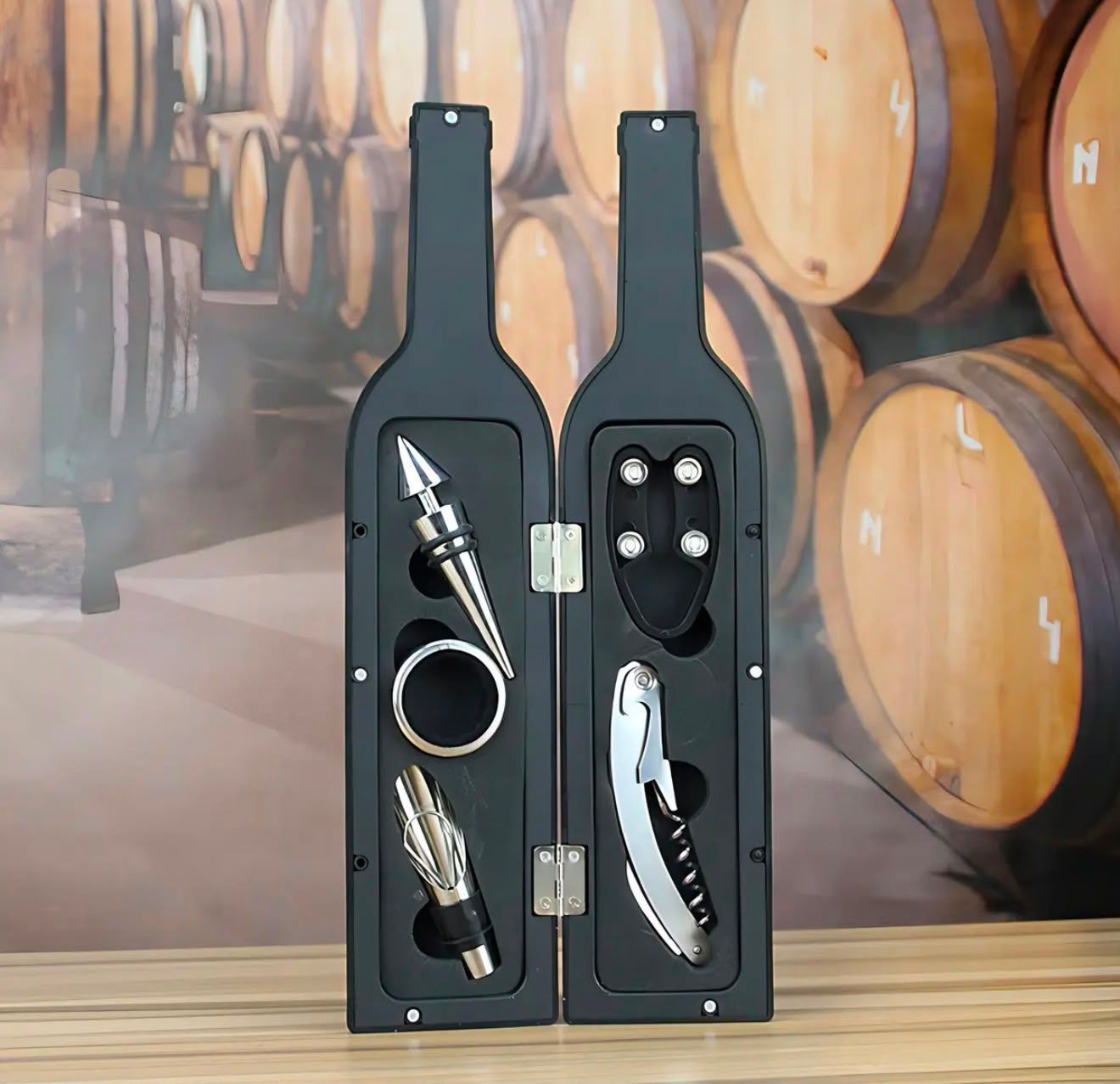 Set de accesorios para vino