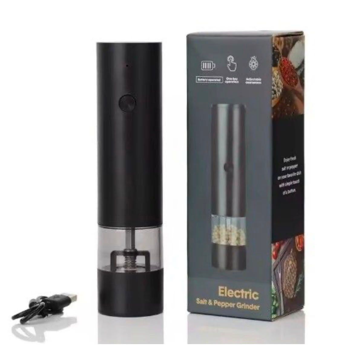 Molinillo Salero/Pimentero USB Recargable