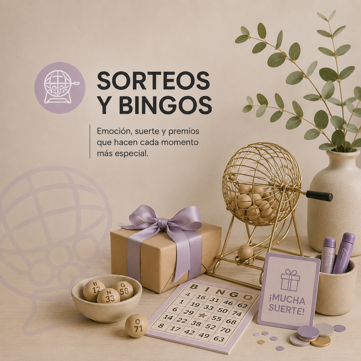 Sorteos y bingos