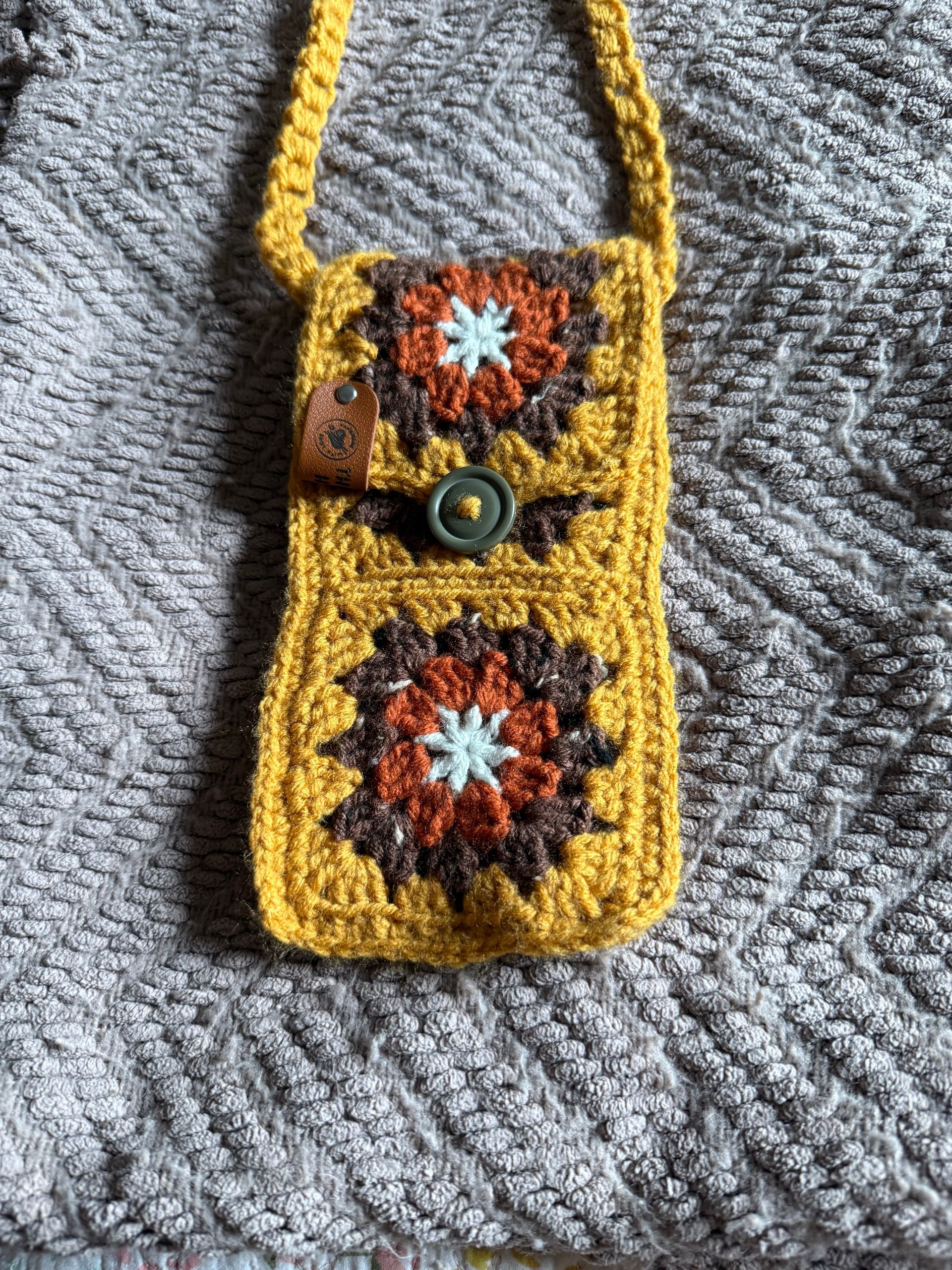 CROSSBODY BAG YELLOW FLOWER