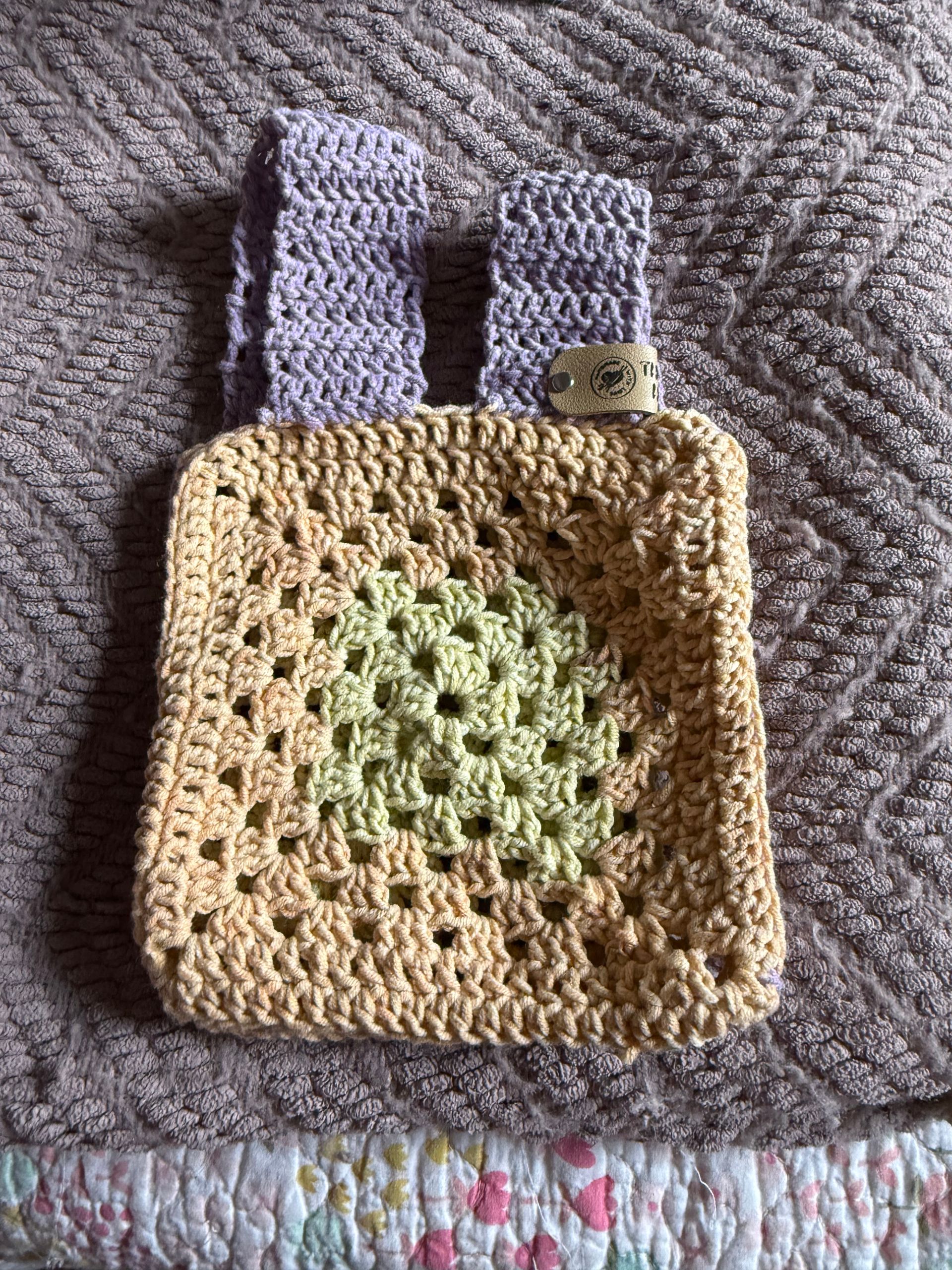 WRIST BAG PURPLE/ORANGE/YELLOW