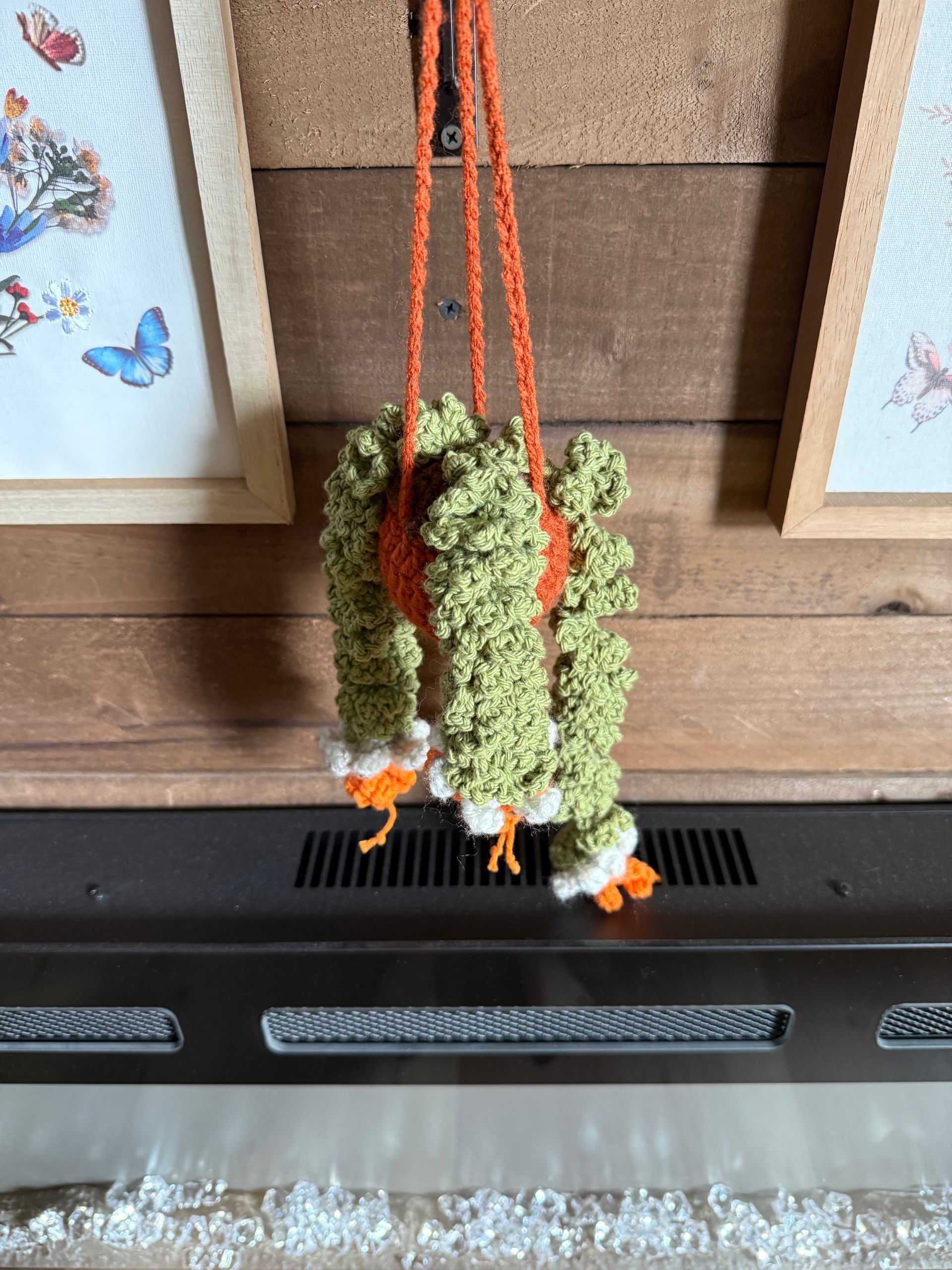 CROCHET HANGING SUCCULENT