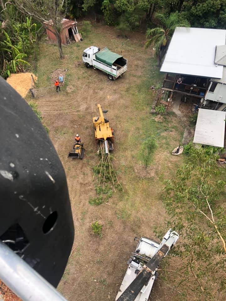 Tree Chipping Aerial View — Mulch in Lismore, NSW