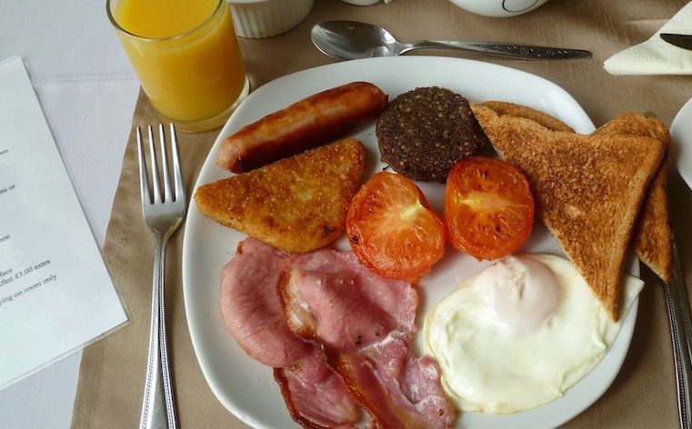 Delicious breakfasts at Greenlaw Guest House