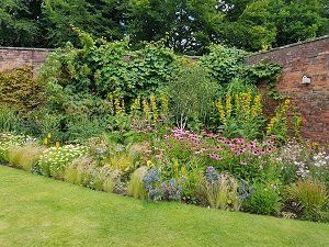 Flower Boarder www.bespokeplantsupports.co.uk