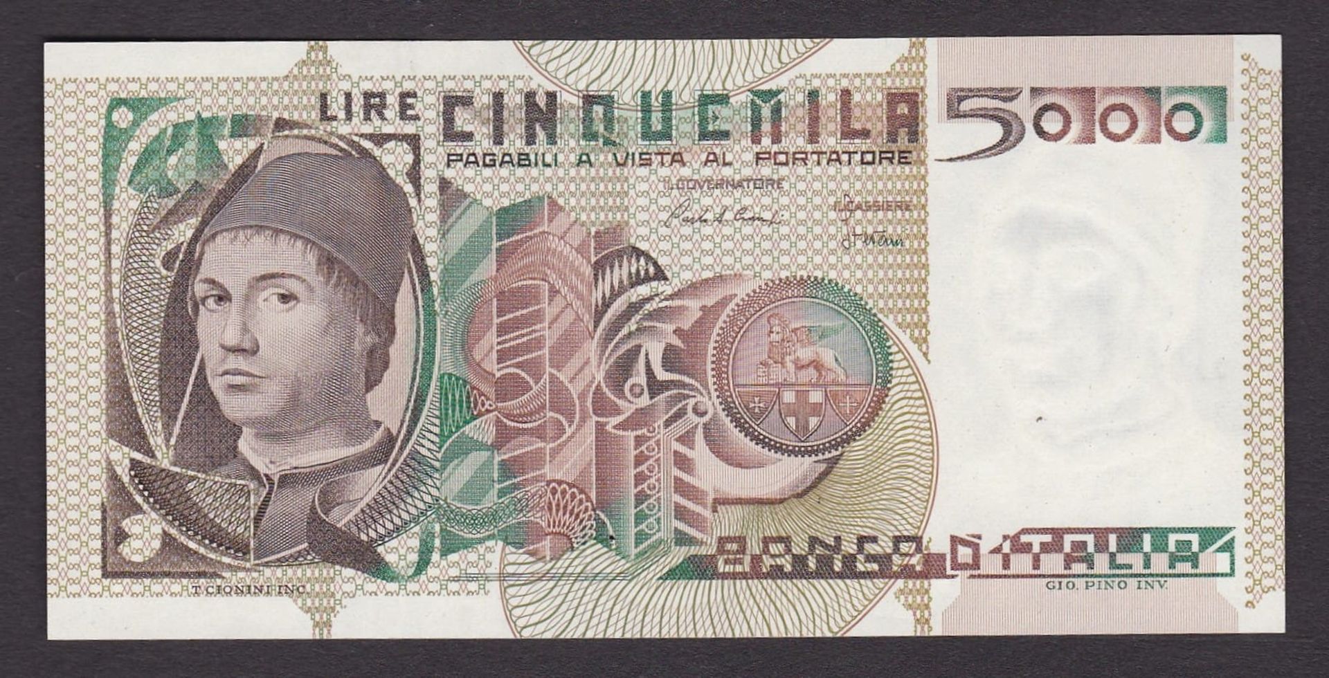 £ 5.000 tipo Antonello da Messina (1979-1989)