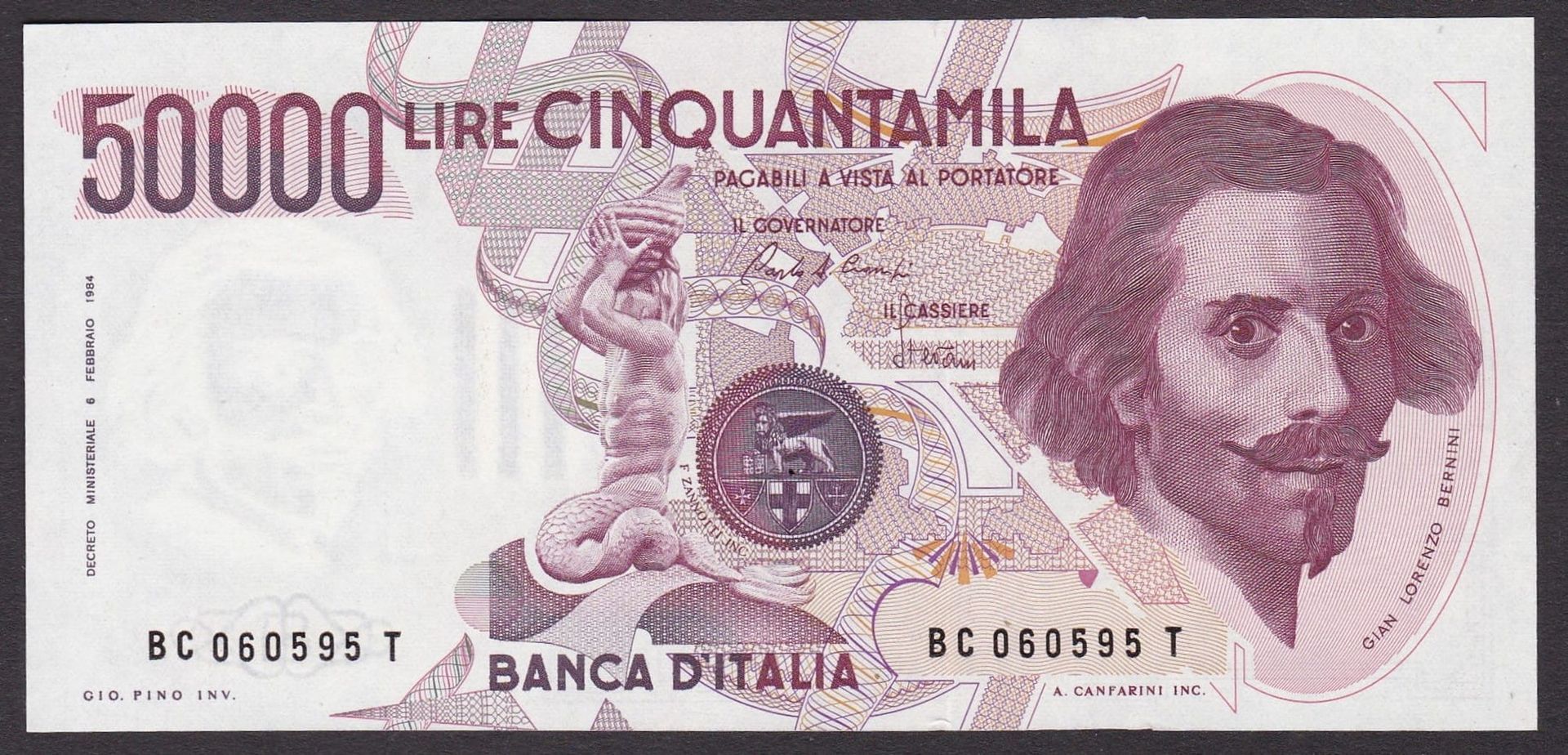 £. 50.000 tipo Bernini (1984-1996)
