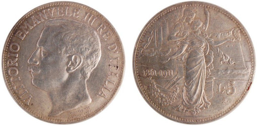 due monete di Vittorio Emanuele III