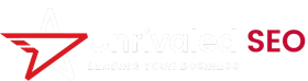 A logo for a company called unrivaled seo leading your business
