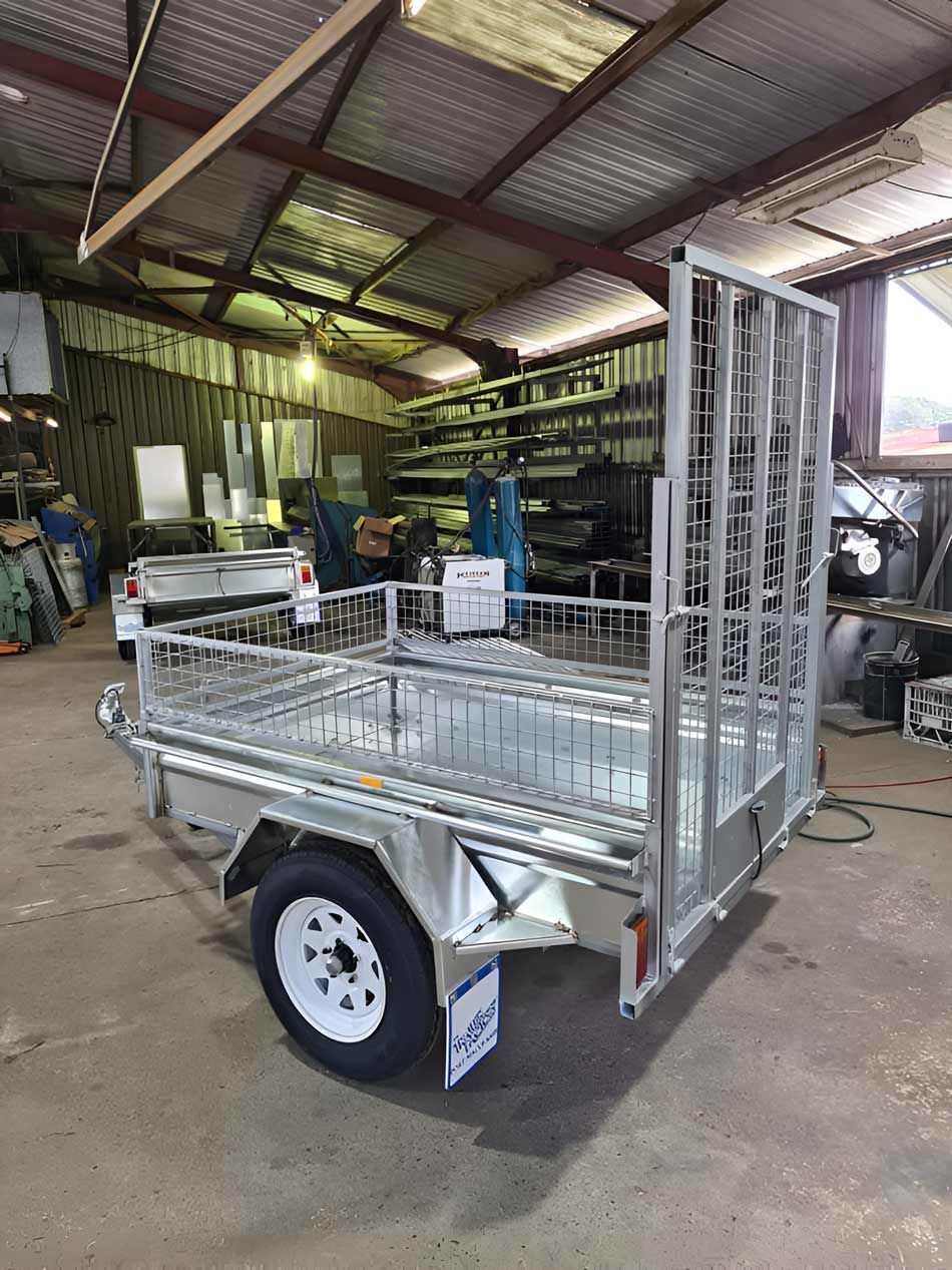 Trailer Option In The Factory Trailer Shop — Hastings Trailer Centre in Port Macquarie, NSW