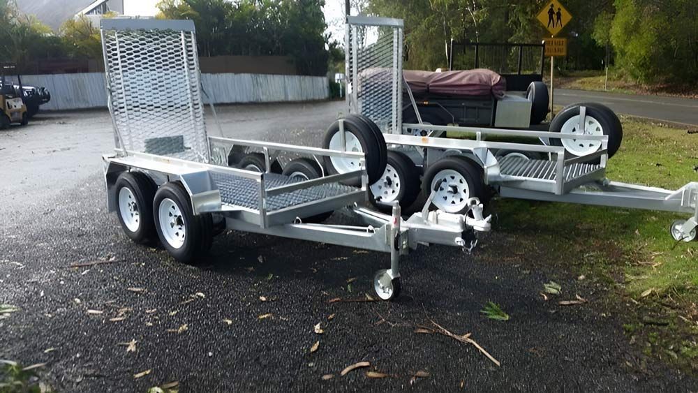Two Trailers Display On The Shop — Hastings Trailer Centre in Port Macquarie, NSW