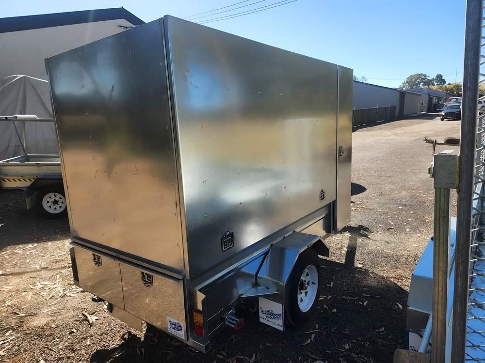 Trailer With A Stainless Steel Canopy   — Hastings Trailer Centre in Port Kempsey, NSW