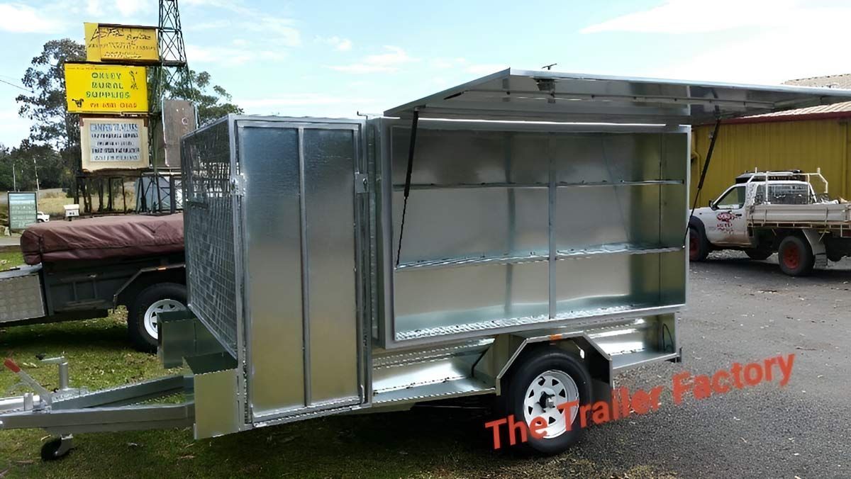 Metal Trailer With Box Storage — Hastings Trailer Centre in Port Macquarie, NSW