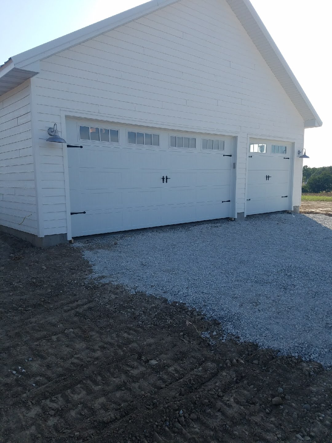 White Garage Door — Monett, MI — Monett Door