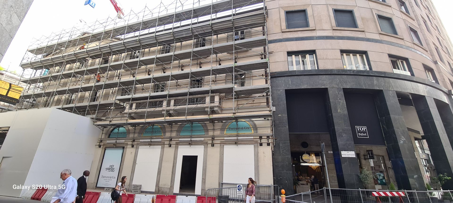 ponteggio per ristrutturazione esterne