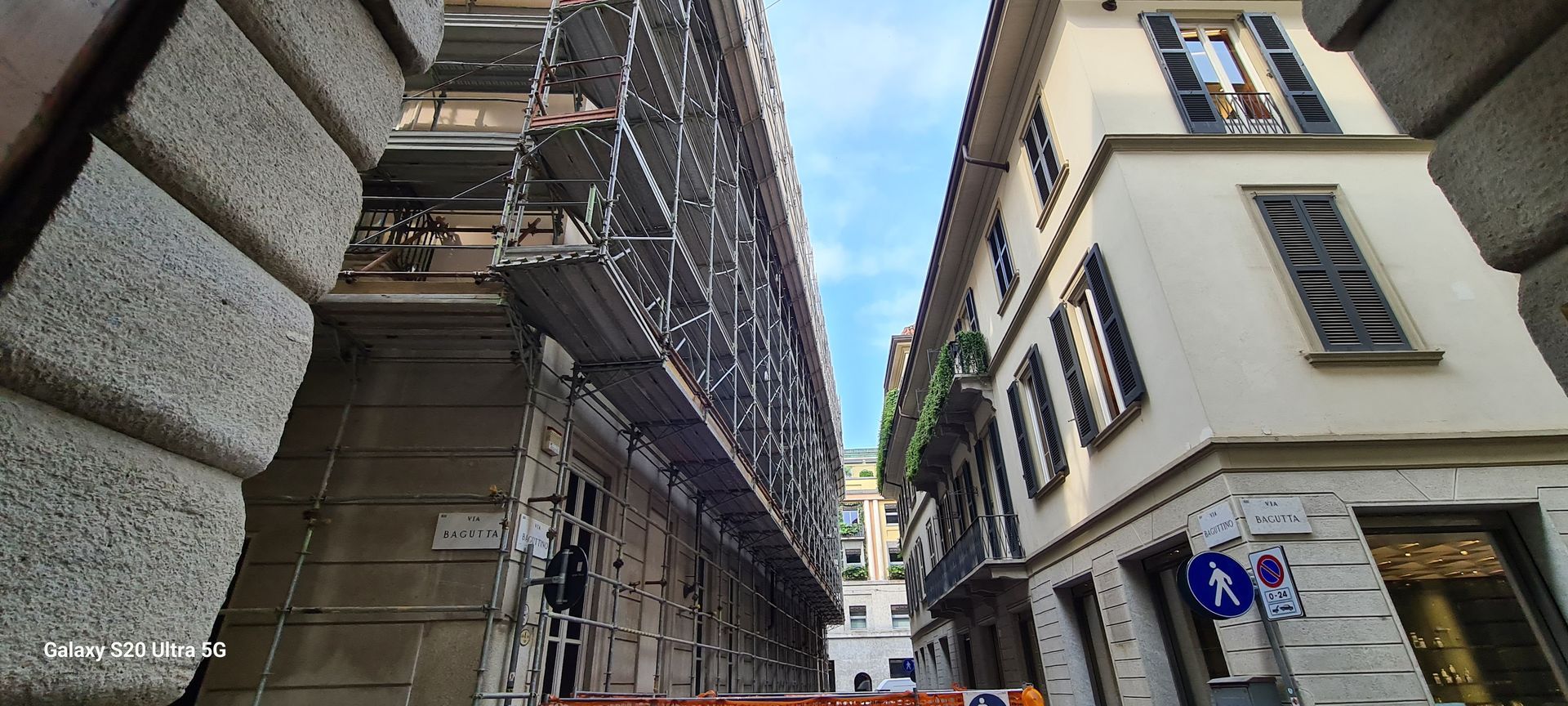 ponteggio per ristrutturazione esterne