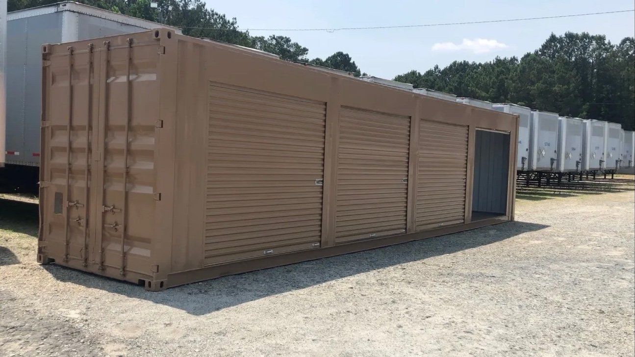 Refurbished-Container-with-four-roll-up-doors