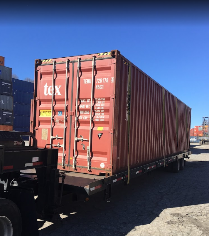 Red Shipping Container