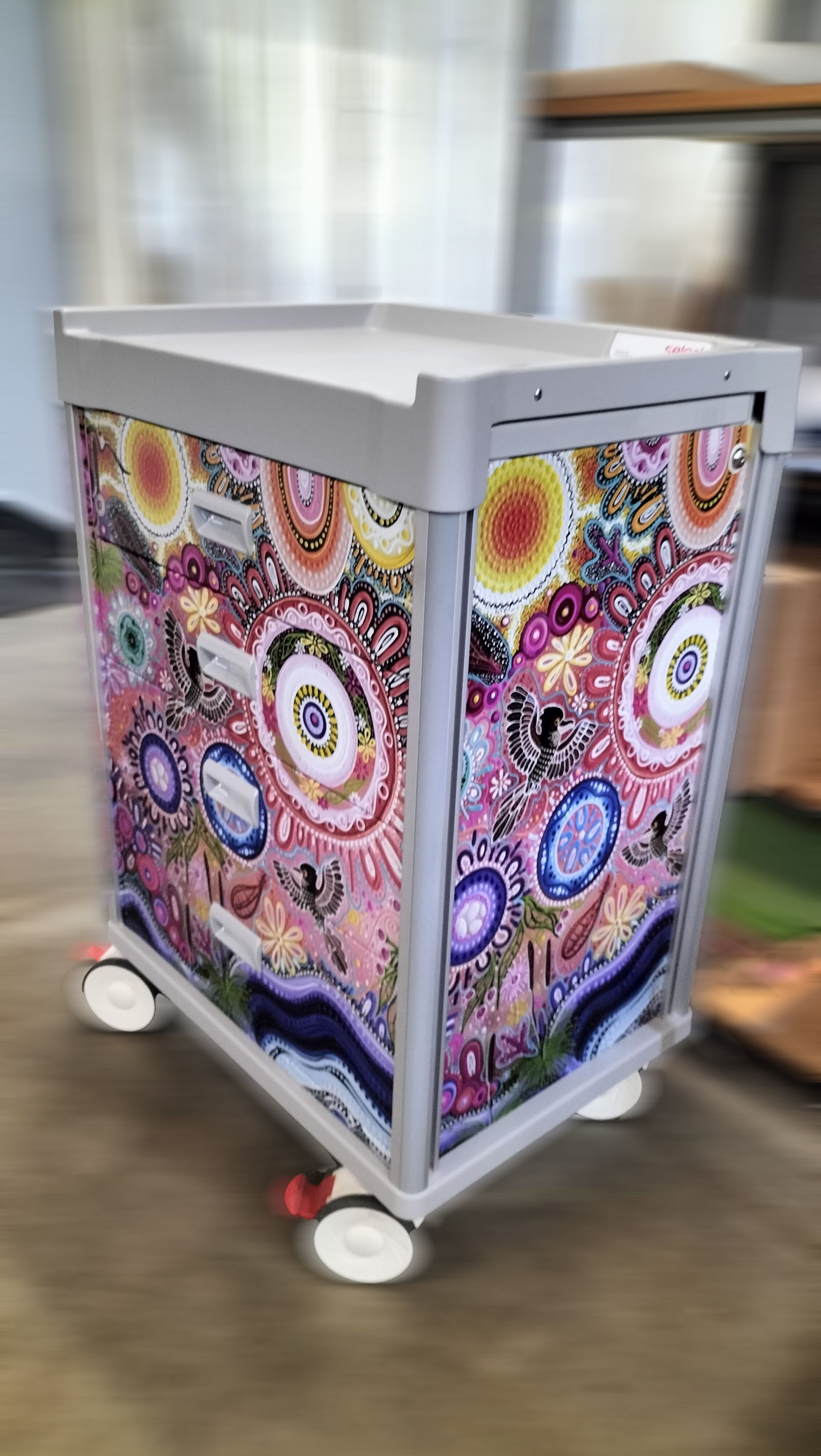 Drawers on Wheel With Signage — Caledonian Colour In Kunda Park, QLD
