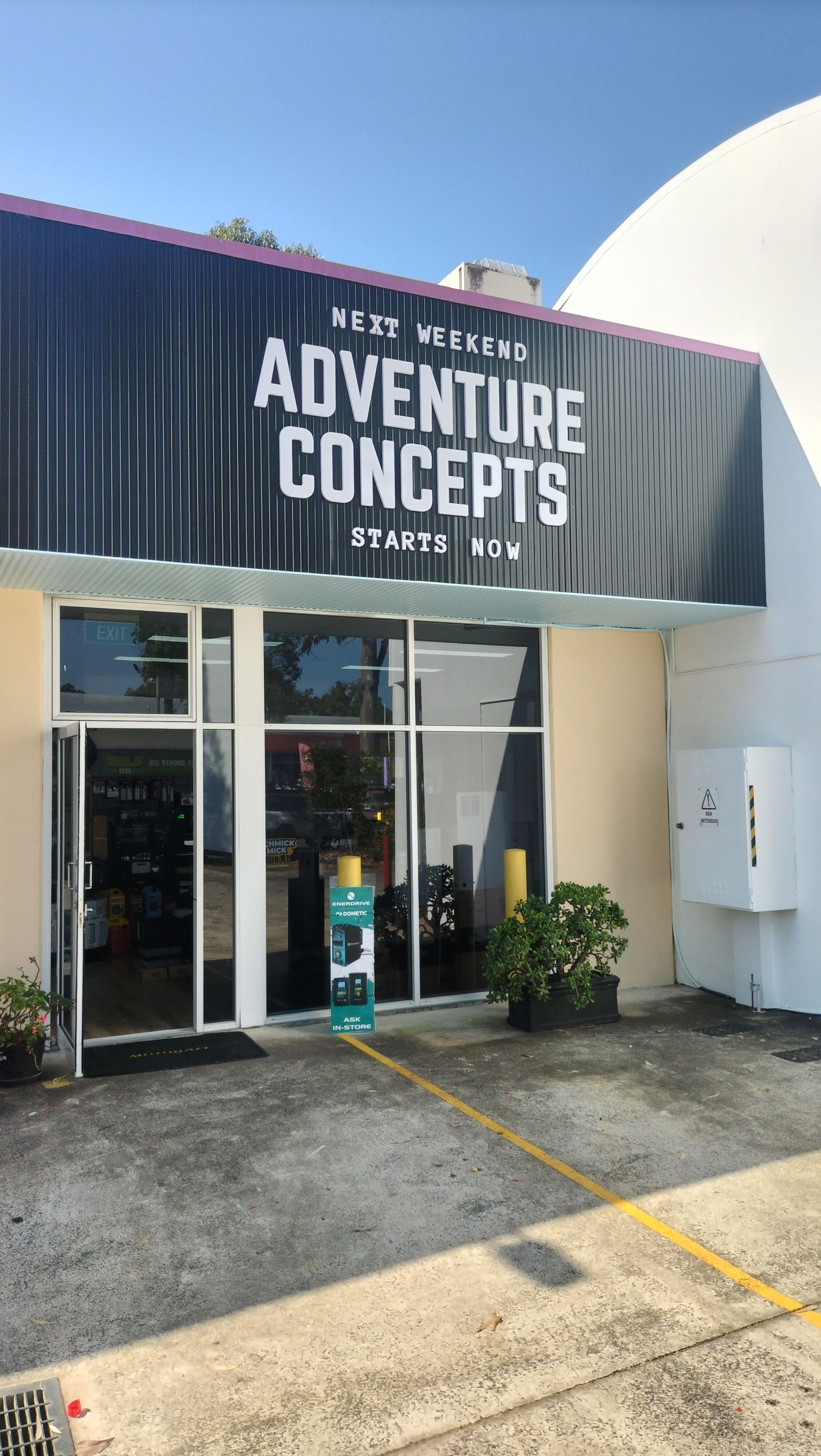 A Blue Boat With the Words Invincible Painted on It — Caledonian Colour In Kunda Park, QLD