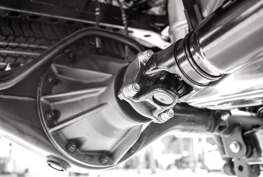 Close-up of a Vehicle Rear Axle — Jims Auto Care in Berrimah, NT