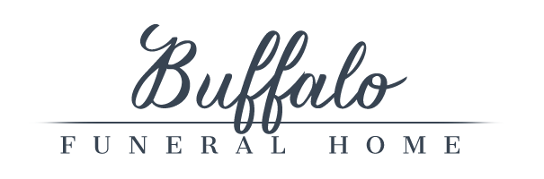 a logo for a funeral home called buffalo funeral home .