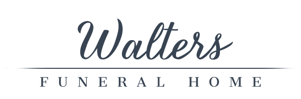 a logo for a funeral home called walters funeral home.