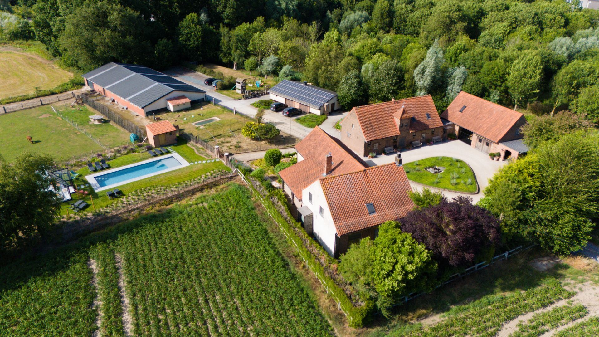 grote vakantiewoning met verwarmd zwembad, groot vakantiehuis met verwarmd zwembad