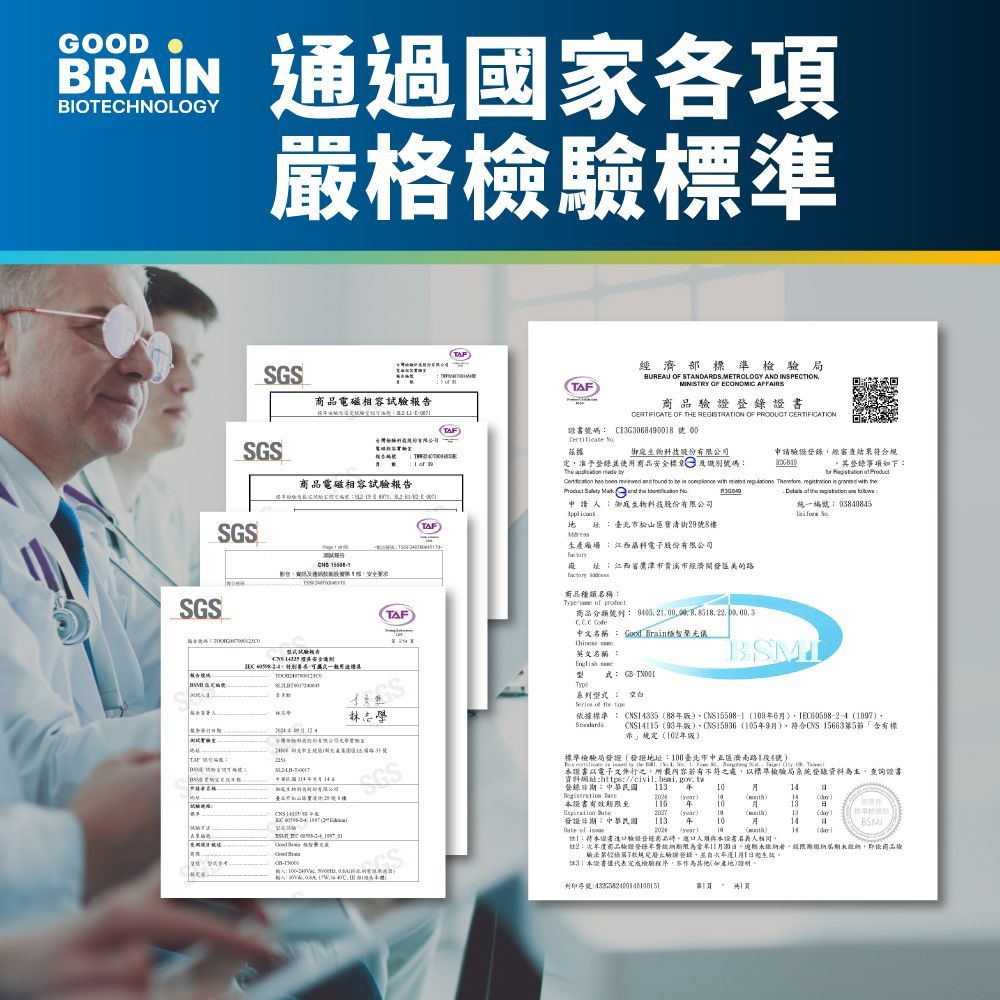 GOODBRAIN，goodbrain，失智症，Good Brain，御庭生物科技，極智聲光儀40Hz，40Hz神奇光，遠離失智風險，失智，天天激活大腦，工研院，專利研究，技術授權，腦與認知實驗室，gamma波，聲光混合專利，閃爍