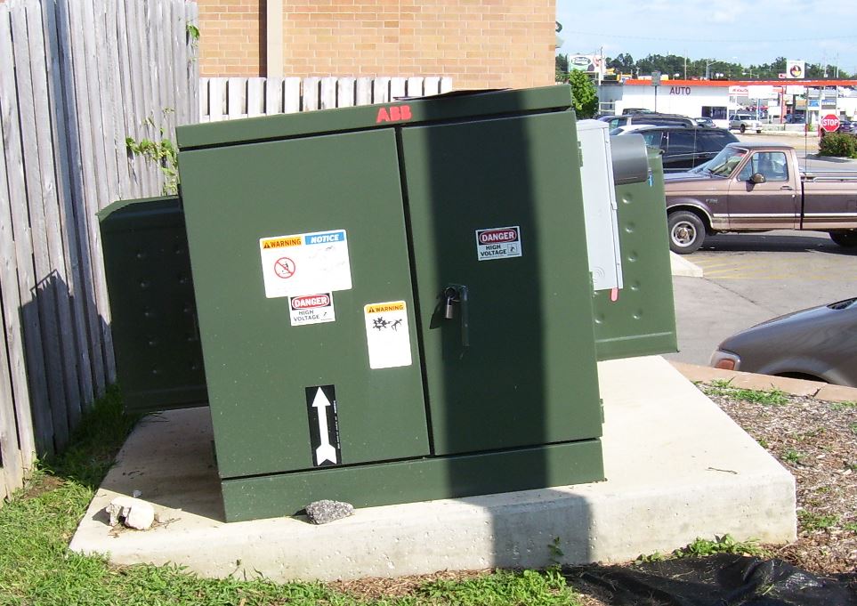 Utility Company transformer pad in need of leveling
