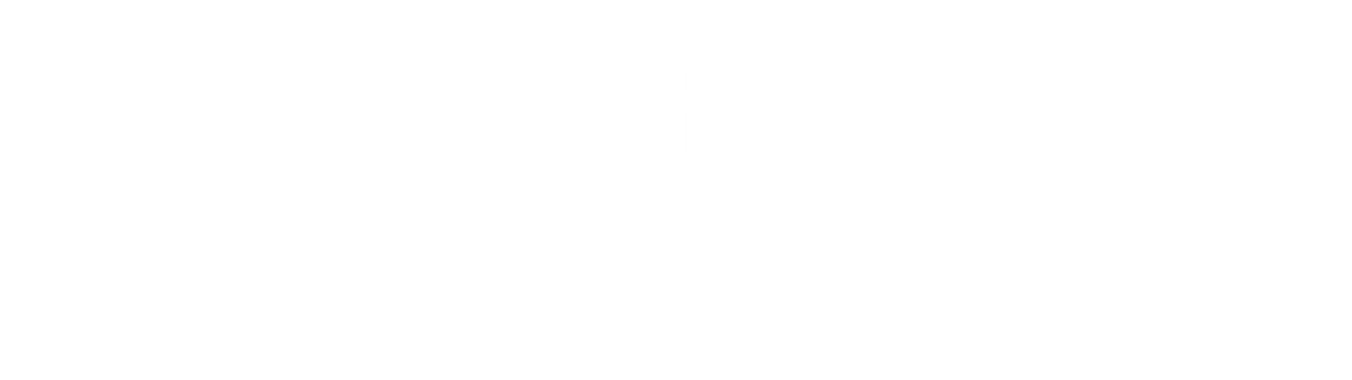 A clean white background with a small, centered, dark gray, minimalist circular icon depicting a stylized mountain range.