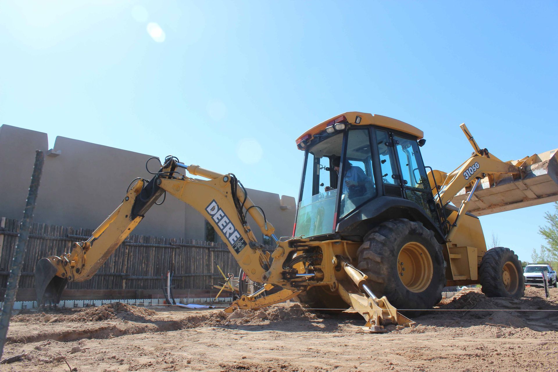 Basic Backhoe Loader — Santa Fe, NM — Guero Concrete Company