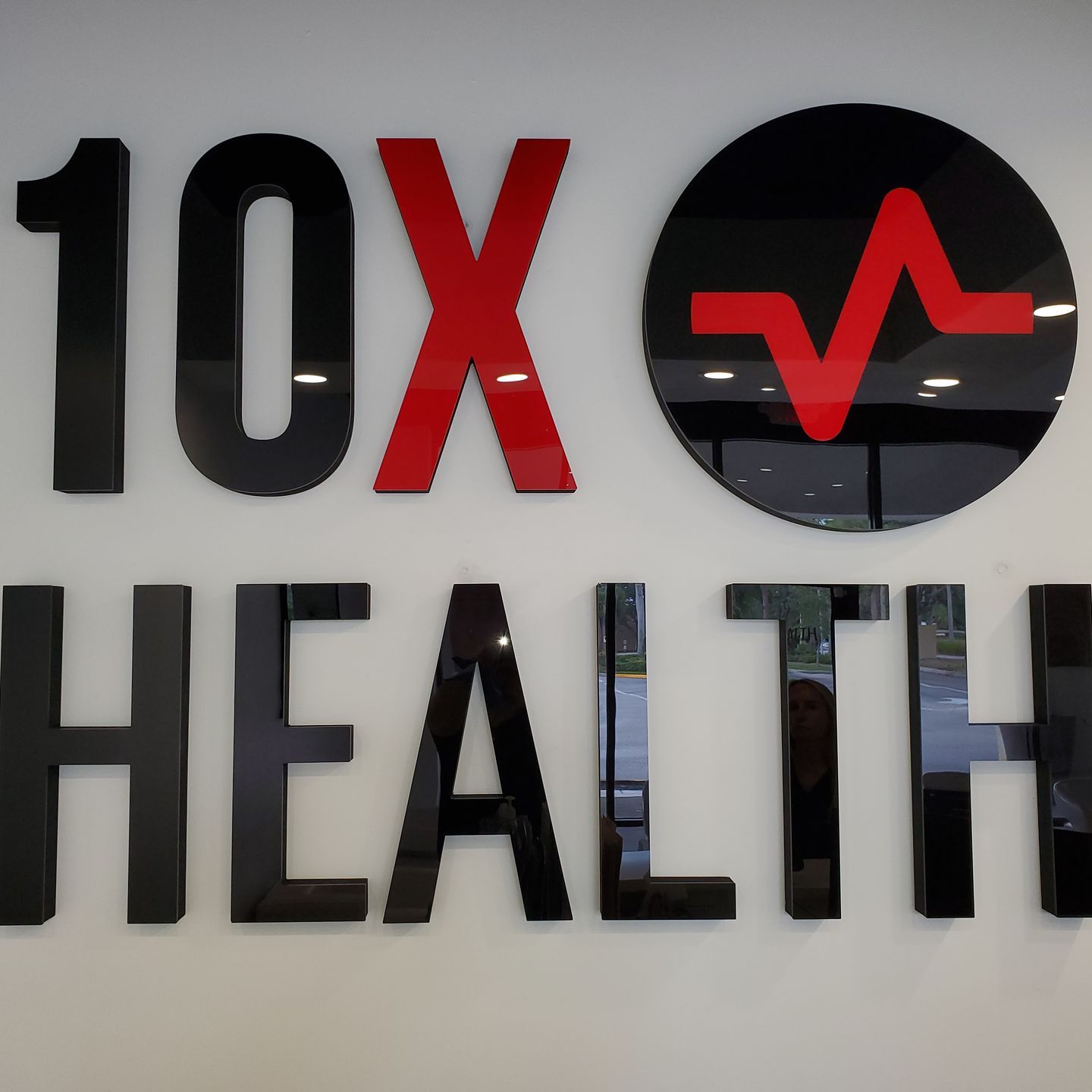 Indoor signage for waiting area