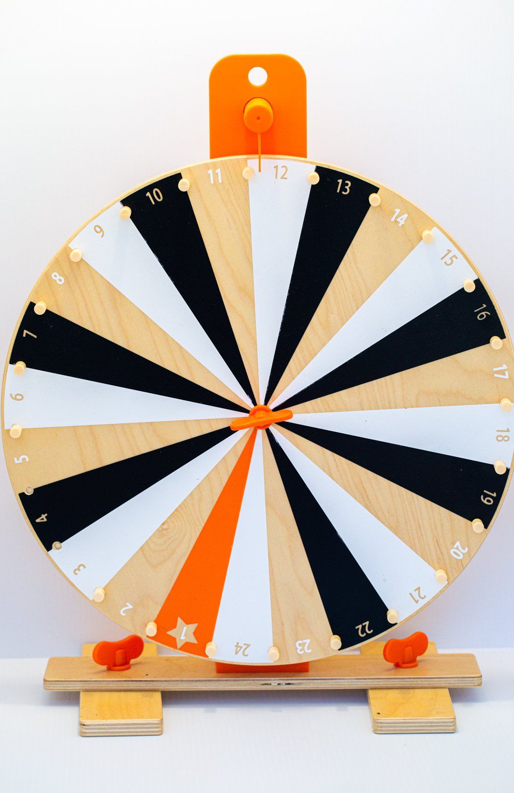 Wheel to spin at events for giveaway prizes