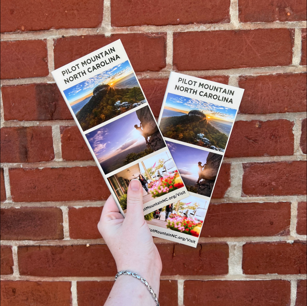 Brochures for the town of Pilot Mountain
