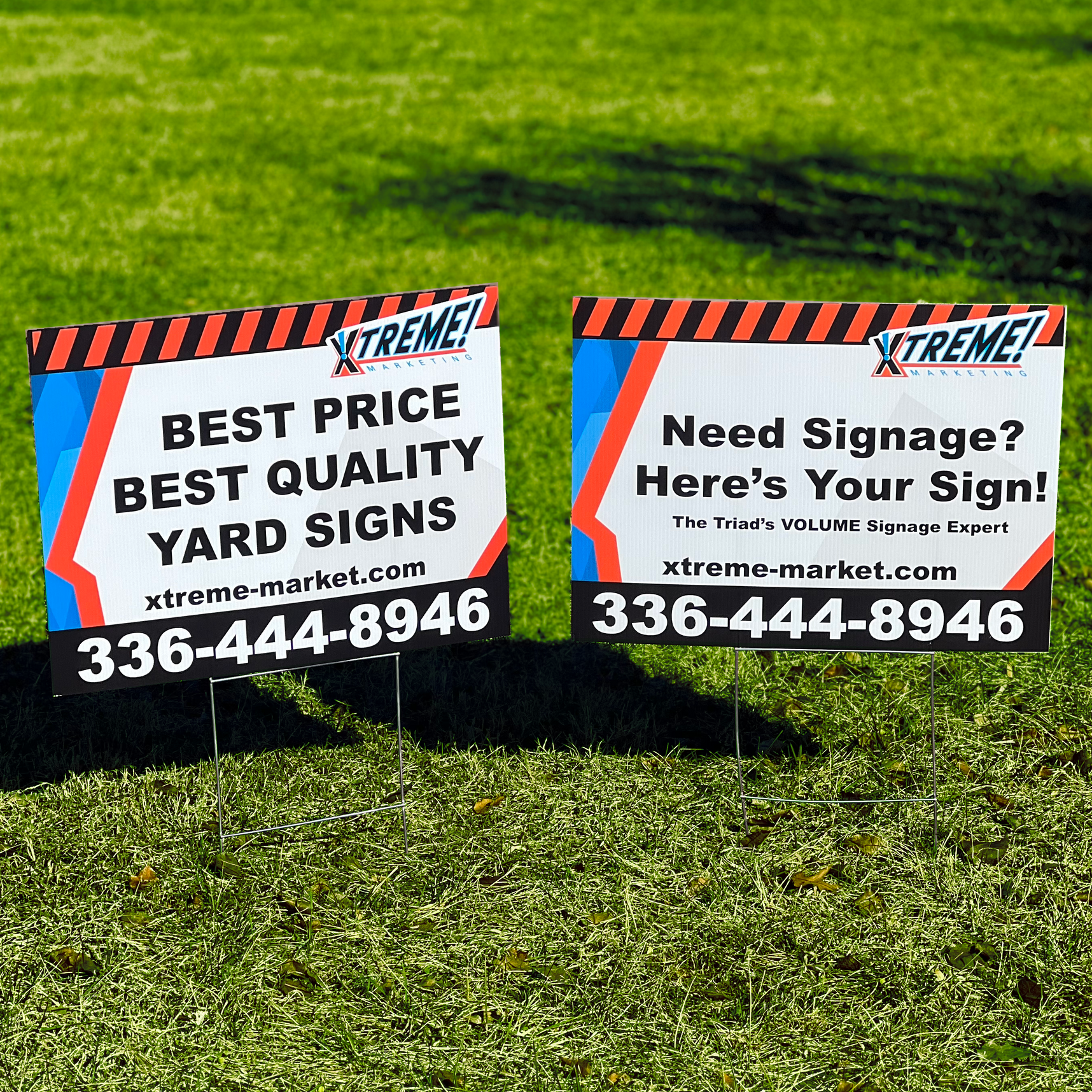 Outdoor signage made to mark what is in shopping center