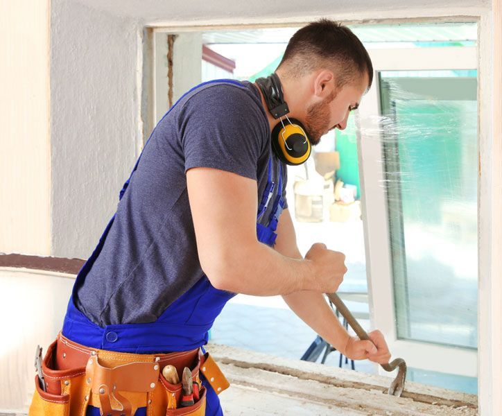 In Process of Window Replacement — ACG Windows & Glass in Narre Warren, VIC
