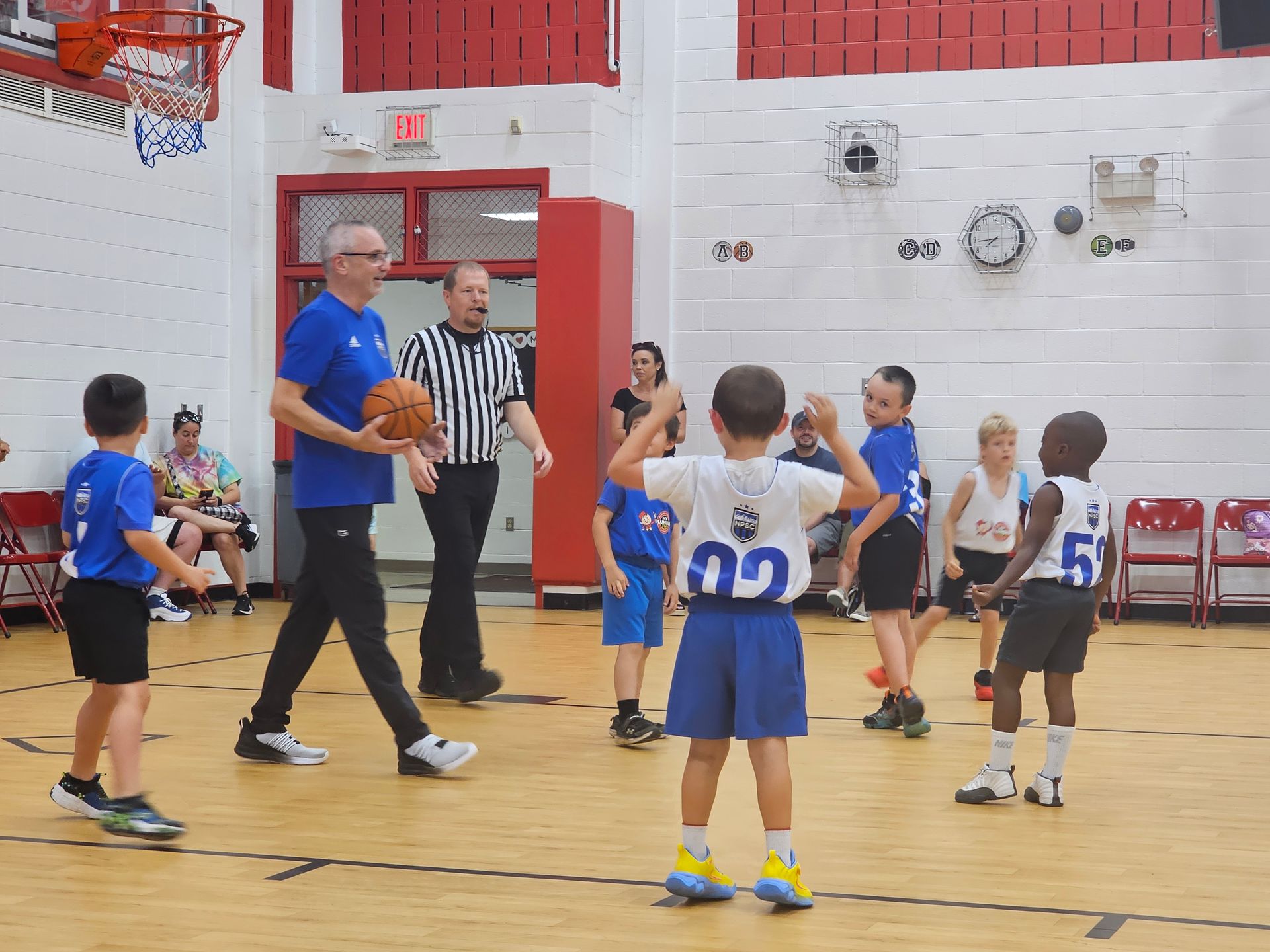 Kids basketball game for Northern Piedmont Sports Club