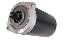 A close up of a motor on a white background.