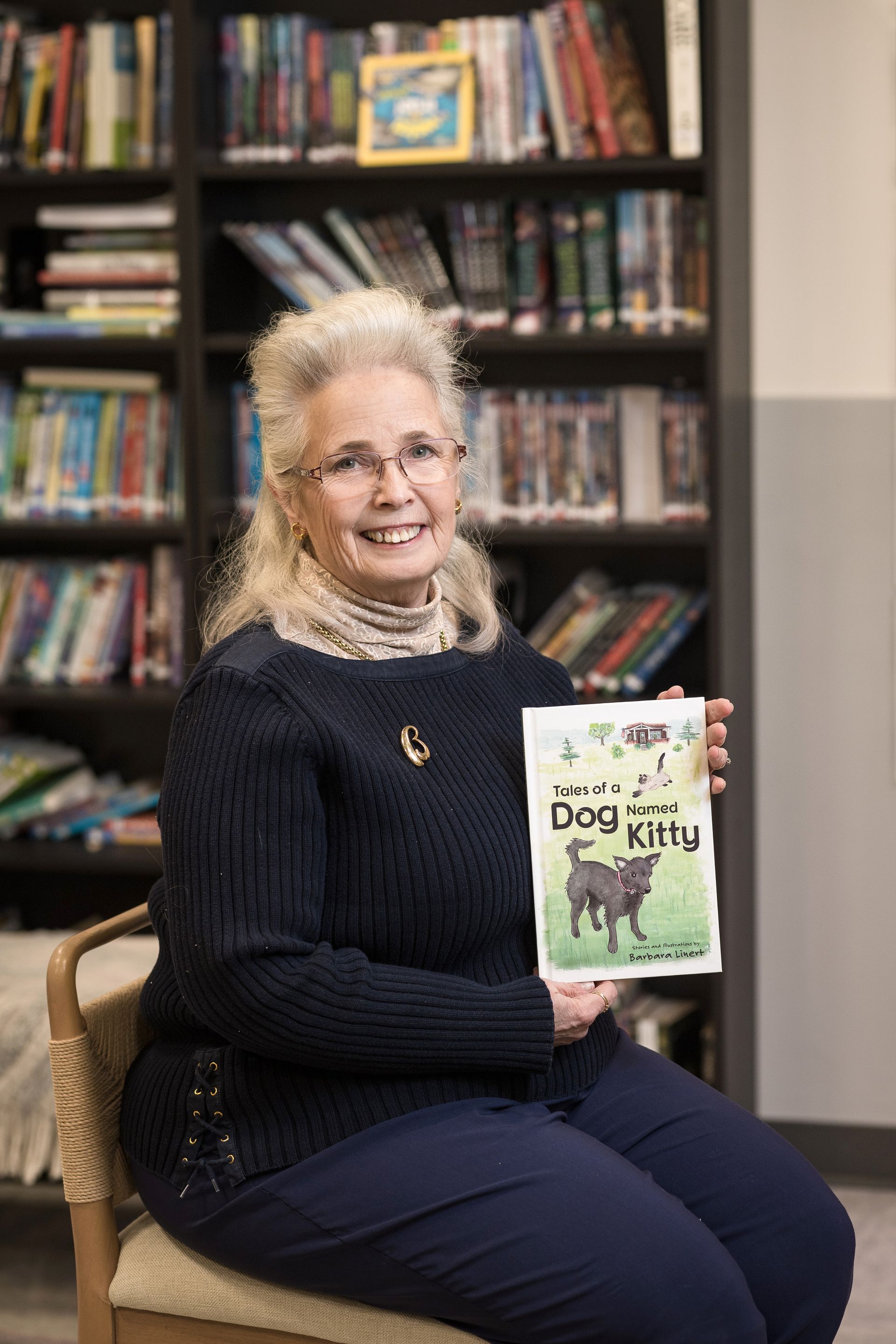 Barbara Linert of Eagan, Minnesota, is the author and illustrator of the children's chapter book Tales of a Dog Named Kitty