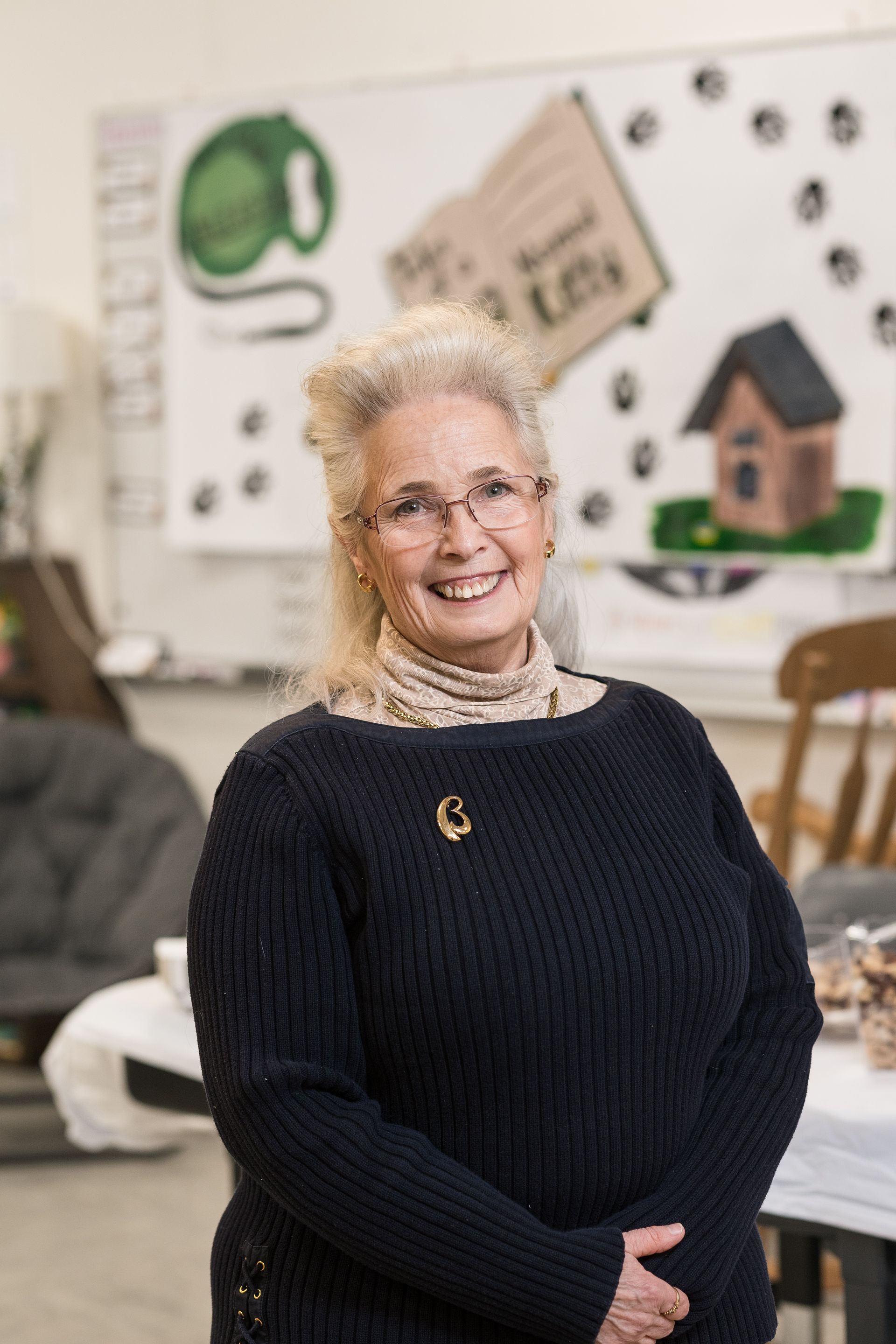 Barbara Linert, author and illustrator of Tales of a Dog Named Kitty