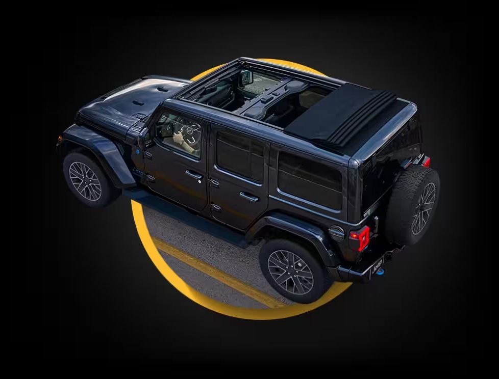2024 JEEP® WRANGLER Class-Exclusive Available Sky One-Touch® Power Top