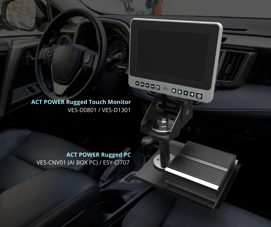 ACT POWER Powering Law Enforcement Mobility: BOX PC + Monitor Operations