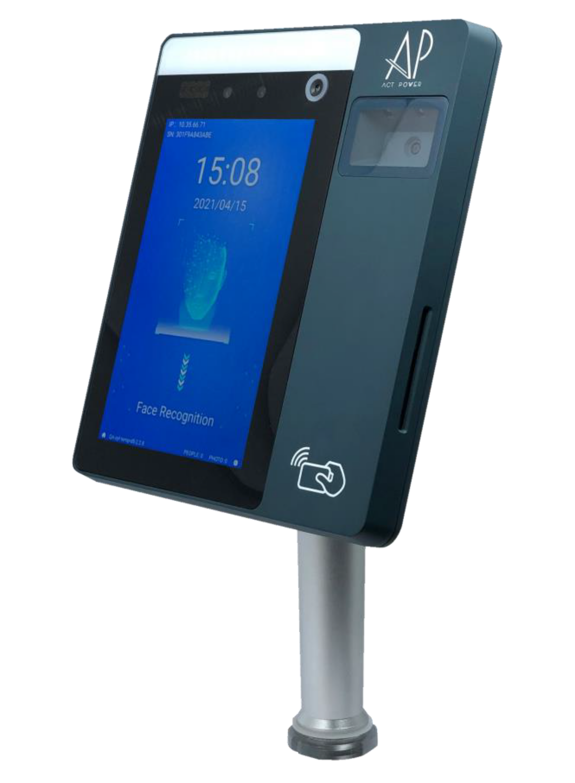 ACT POWER 99.7% Accurate Temperature, Mask & Facial Recognition Device for Pandemic Safety